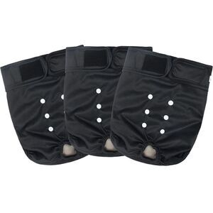 Washable Female Dog Diapers Premium Reusable Highly Absorbent 3 All Size Large